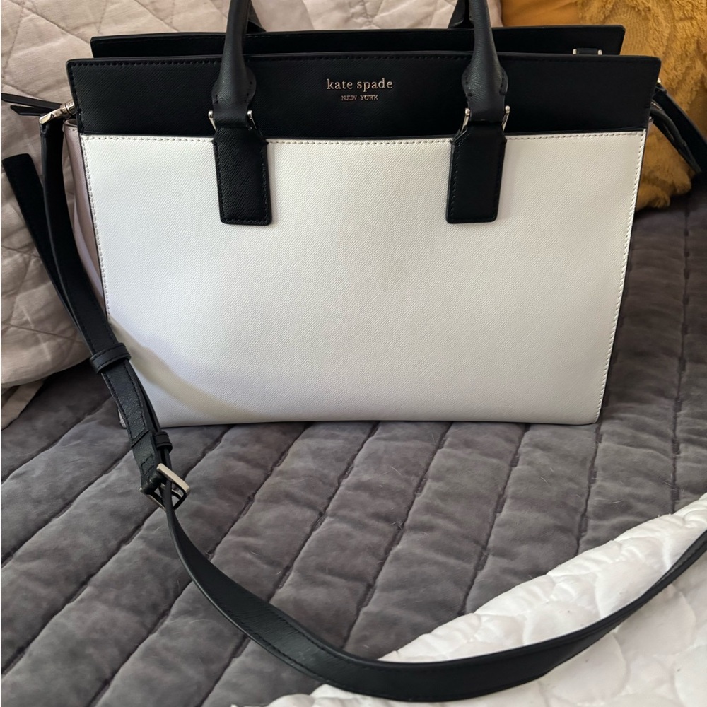 Kate Spade Black and White Satchel